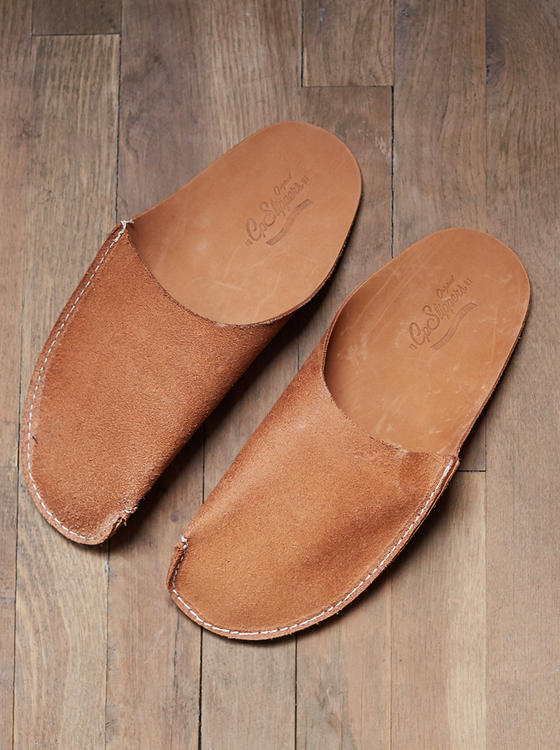 Leather Slippers Men 