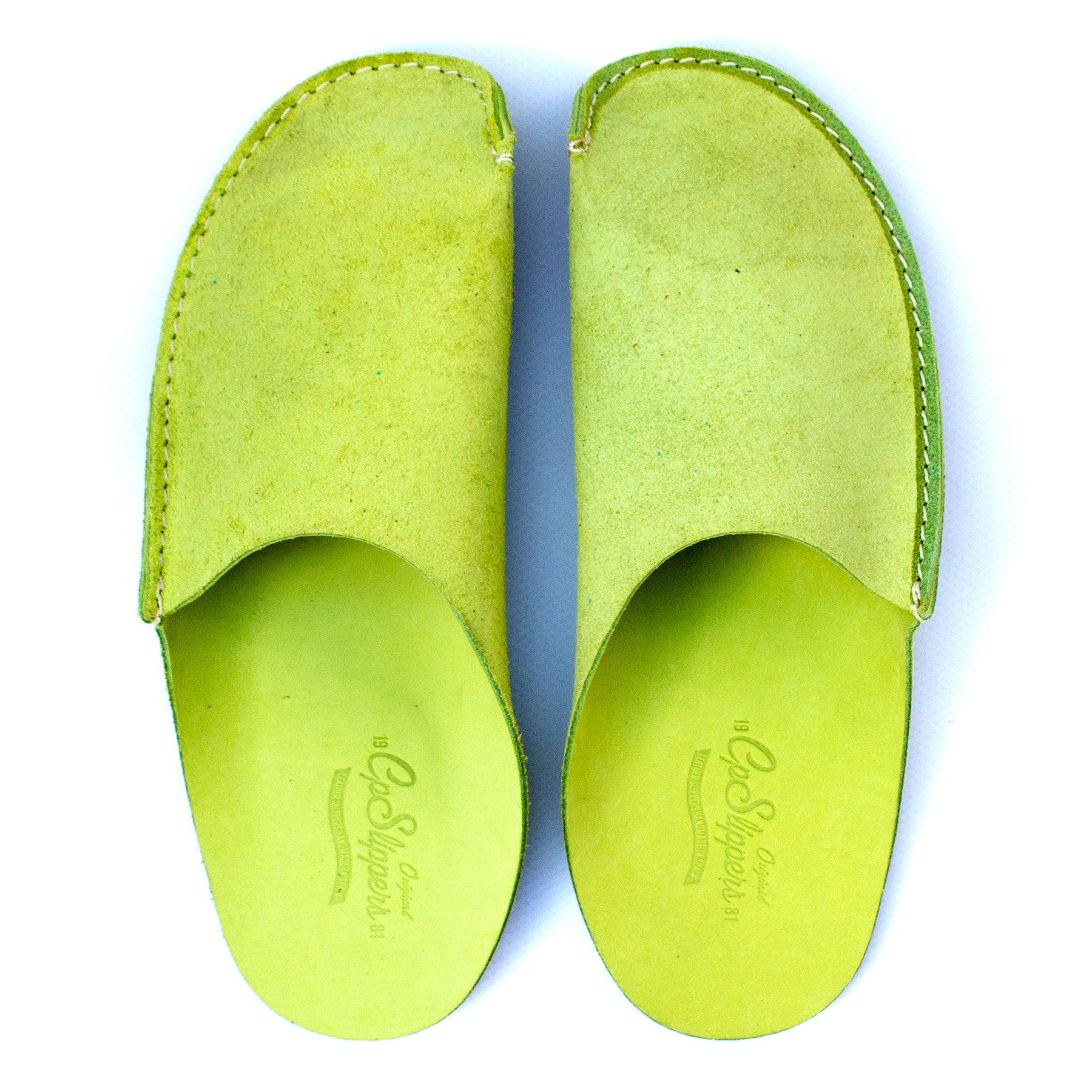 Lime on sale green slippers