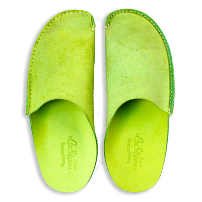 Green CP Slippers shoes best green leather