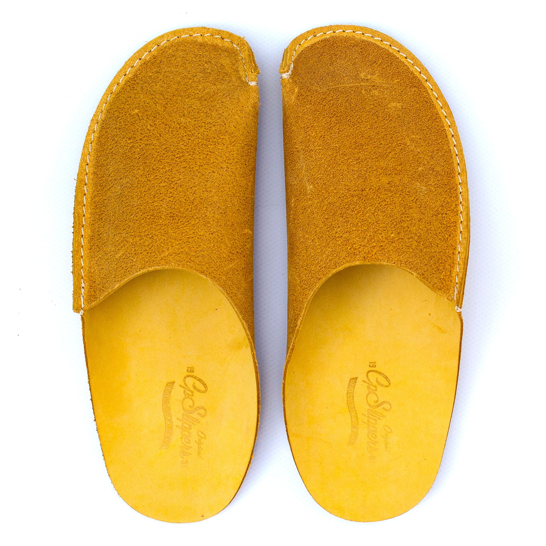 Mens yellow hot sale slippers